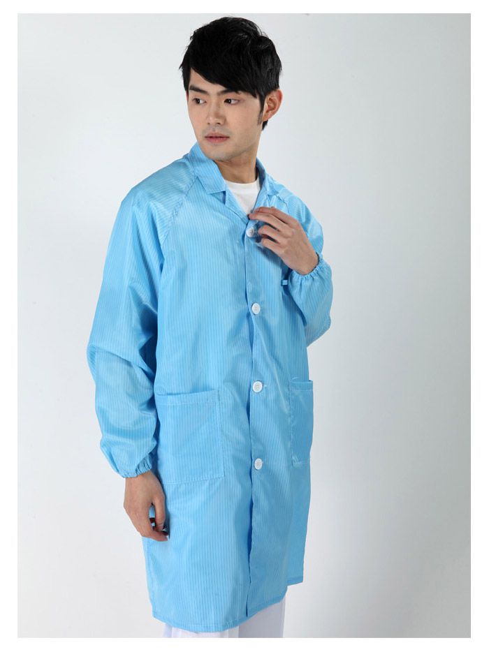 藍(lán)色大褂模特效果圖03